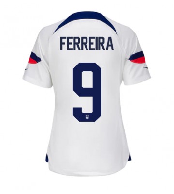 forente stater Jesus Ferreira #9 Hjemmedrakt Kvinner VM 2022 Kortermet